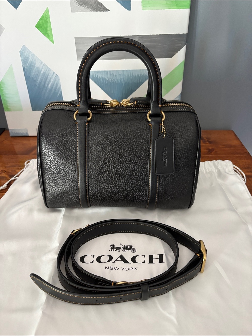 Excellent Condition Coach Ruby Satchel 25 in Black